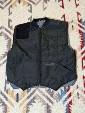 RIDE Snowboards Men's XL Reversible Athletic Black Gray Vest MTNDry Series EUC